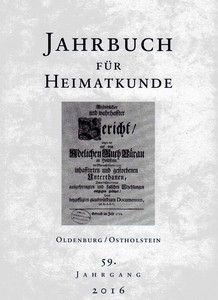 Jahrbuch fr Heimatkunde Oldenburg/Ostholstein 2016